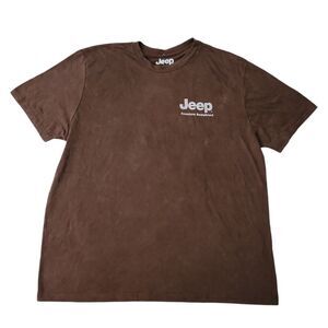 Jeep - Officially Licensed Men's Front and Back Graphic Moto Short Sleeve T-Shir